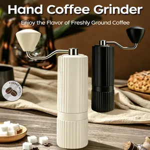 Hand cranked coffee grinder