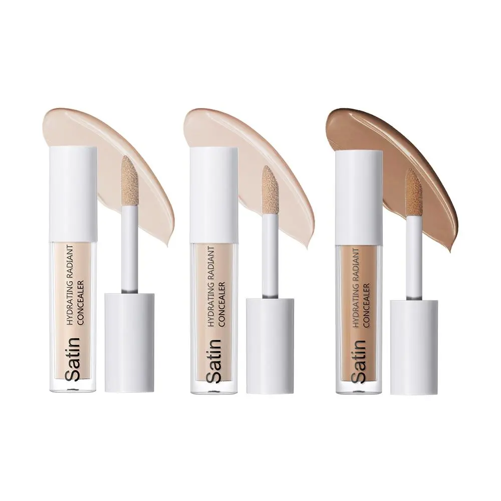 Long Lasting Concealer Stick, 3 Counts/set Full Coverage Concealer, Lightweight Satin Concealer Stick, Highlighting Concealer Stick, Buildable Coverage, Makeup Tool for Women