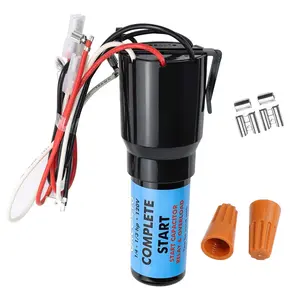 Upgrades URCO410 3 in 1 Hard Start Kit for Refrigerators & Freezers by  -1/4 to 3 in 1 Start Relay - Compressor Hard Start Capacitor 115VAC