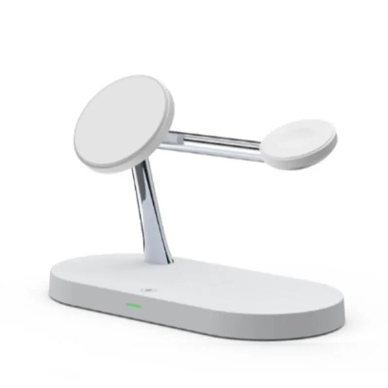 15W 3 in 1 Magnetic Wireless Charger Stand For iPhone 15 14 13 12 Pro Max Apple Watch 9 8 7 Airpods