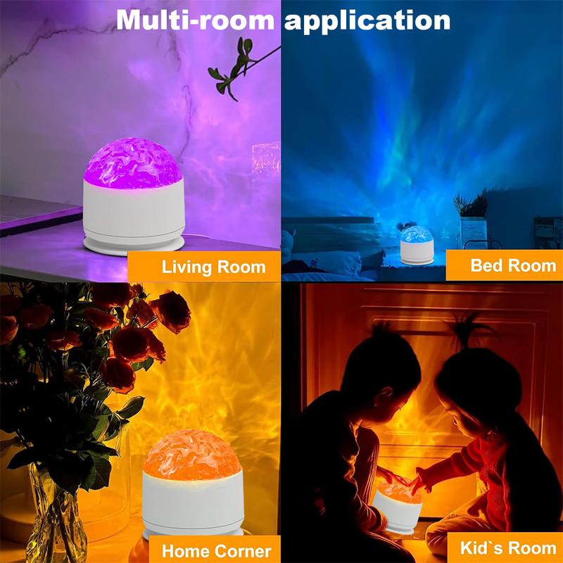 7 Color Star Projector Light with Music Rhythm, Ocean Wave & 3D Water Ripple Effects, Romantic Night Light for Bedroom, Party, Best Christmas Gift for Kids & Lovers 7 Color Star Projector Light with Music Rhythm, Ocean Wave & 3D Water Ripple Effects, Romantic Night Light for Bedroom, Party, Best Christmas Gift for Kids & Lovers