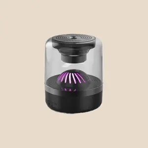 CrystalBeat Fusion Portable Bluetooth Speaker with Rainbow Breathing Lights and Multi Mode Playback Crystal Clear Audio Experience