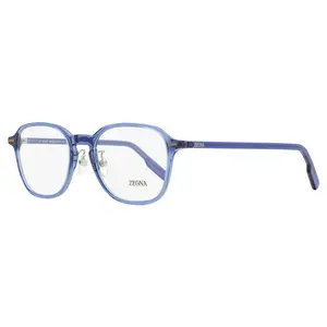 Zegna Modern Square Eyeglasses EZ5255-H 090 Blue 52mm