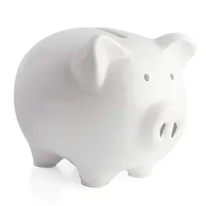 Piggy Bank,Child to Cherish Ceramic Pig Money Piggy Banks for Boys Girls Kids