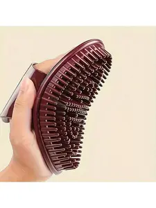 1pc Scalp Massage Brush Portable Shampoo Brush Shower Brush Meridian Gua Sha Massage Brush Hair Brush Comb