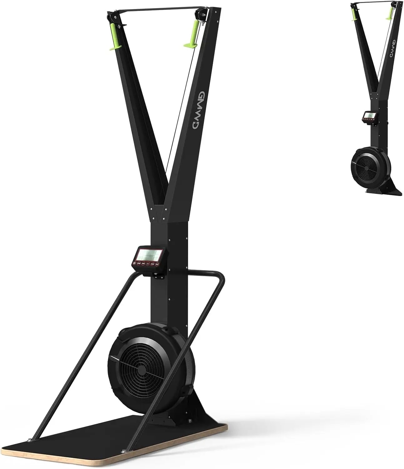GMWD Ski Exercise Machine, GMWD Ski Equipment Indoor Aerobic Wind Resistance Machine, Indoor Strength Training Home Gym Equipment