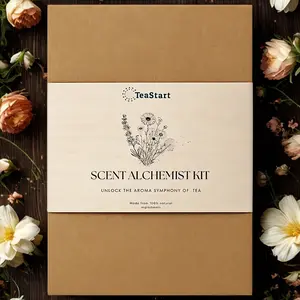 Fragrance Alchemy Tea Box | 10 Premium Chinese Loose Leaf Teas | Natural Floral Notes