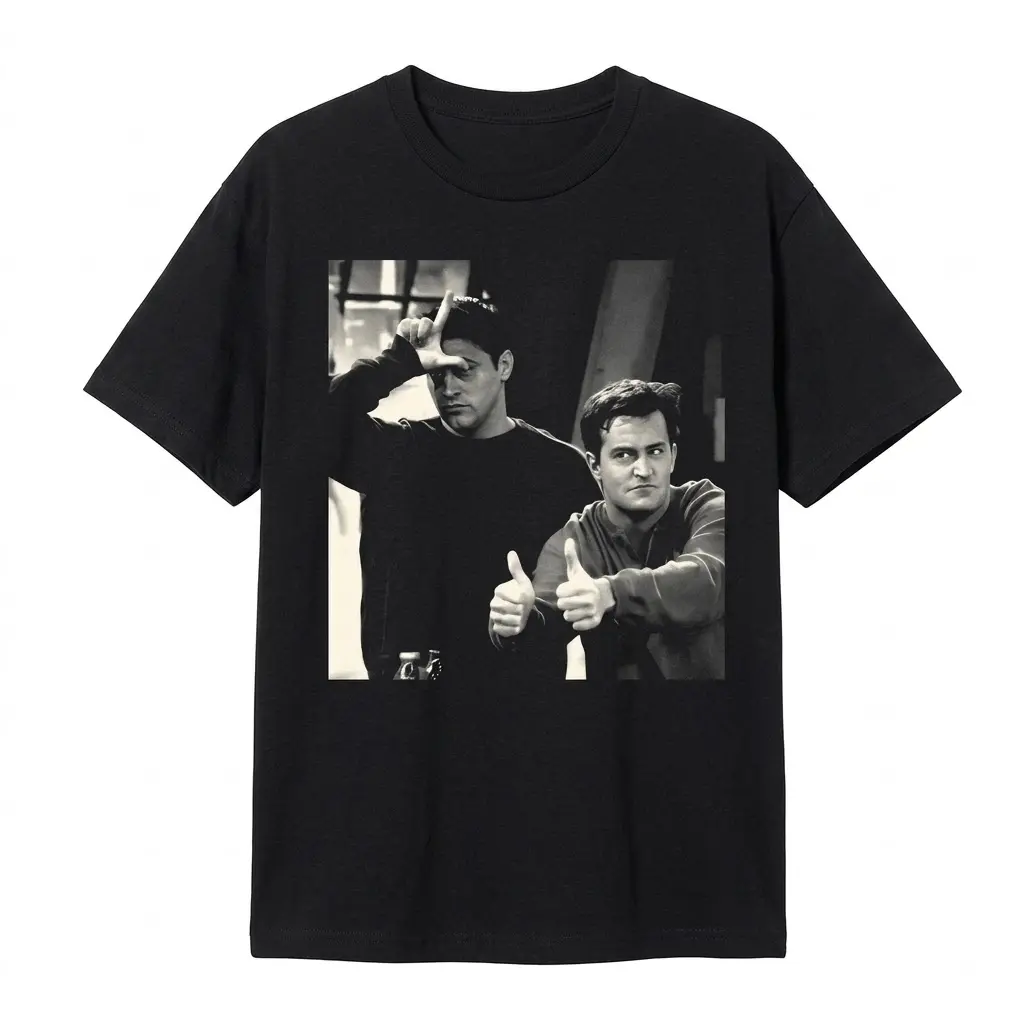 2026 New Chandler Bing T-Shirt, Unisex Cotton Tee, Chandler Friends Sitcom Shirt, Chandler Bing Friends Shirt, Friends Chandler Shirt, Matthew Perry Shirt, Meme Shirt, Funny Shirt,Oversized Graphic Heavyweight Boxy Unisex T-shirt,tshirt