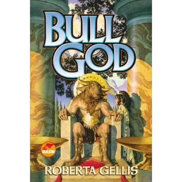 Used - Bull God by Roberta Gellis, Greek Mythology Book Featuring Ariadne, Dionysus, Minotaur, Poseidon