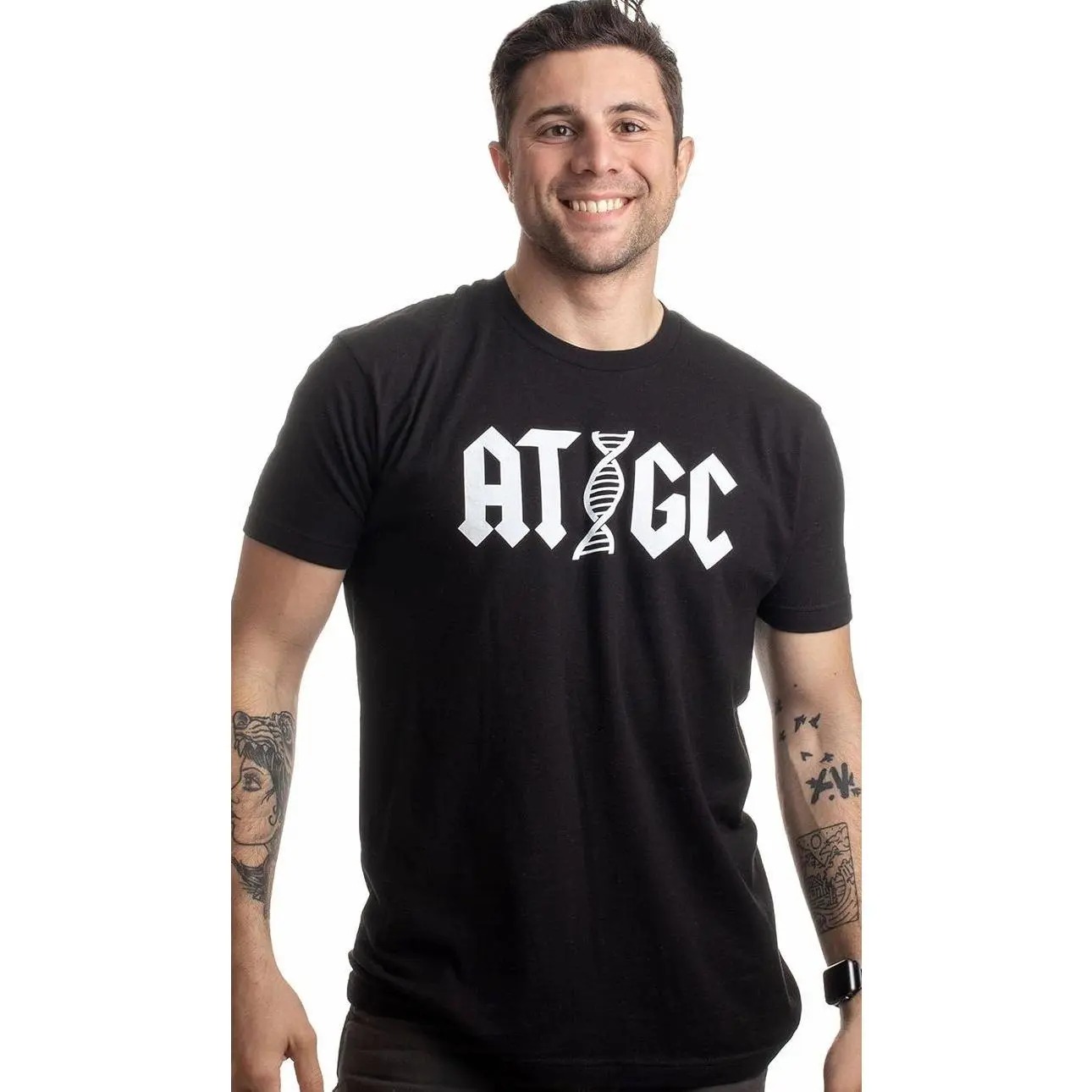 ATGC | Funny Chemistry Chemist Biology Science Teacher for Men Women DNA T-Shirt BNS
