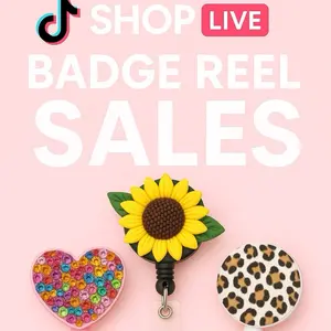 Badge Reel Sale LIVE! Cute, Girly & Functional
