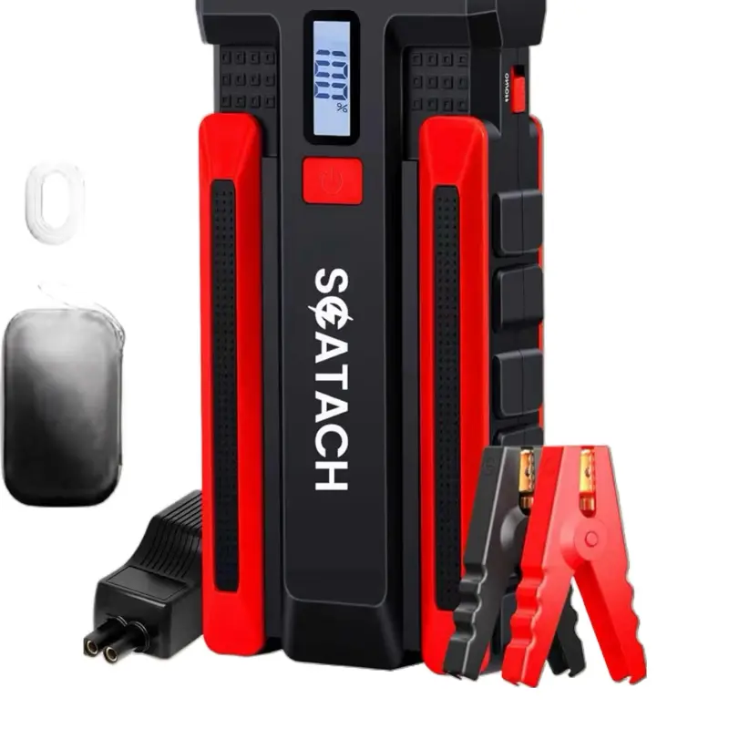 3in1 Jump Starter, Portable Car Battery Charger with Emergency Jump Starting Function