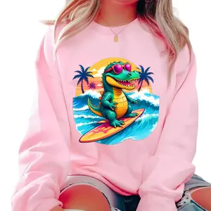 Funny Surfer Alligator ,Halloween unisex sweater hot Funny Surfer Alligator  unisex sweater, Full Size Range, Trendy Outfits, Stay Ahead of the Game