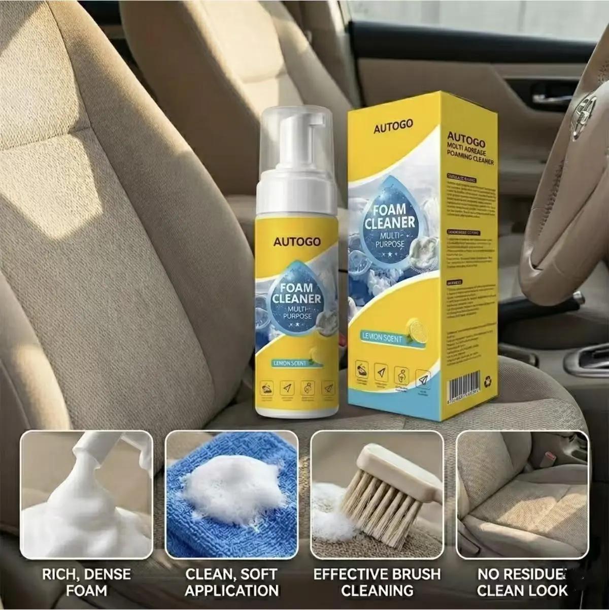 2026 New Multi-Enzyme Foam Spray Cleaner - Heavy Duty Deep Cleaning House & Car Detailing Products, Stain Removal for Car Interior & Sofa,summervibes outdoorfun