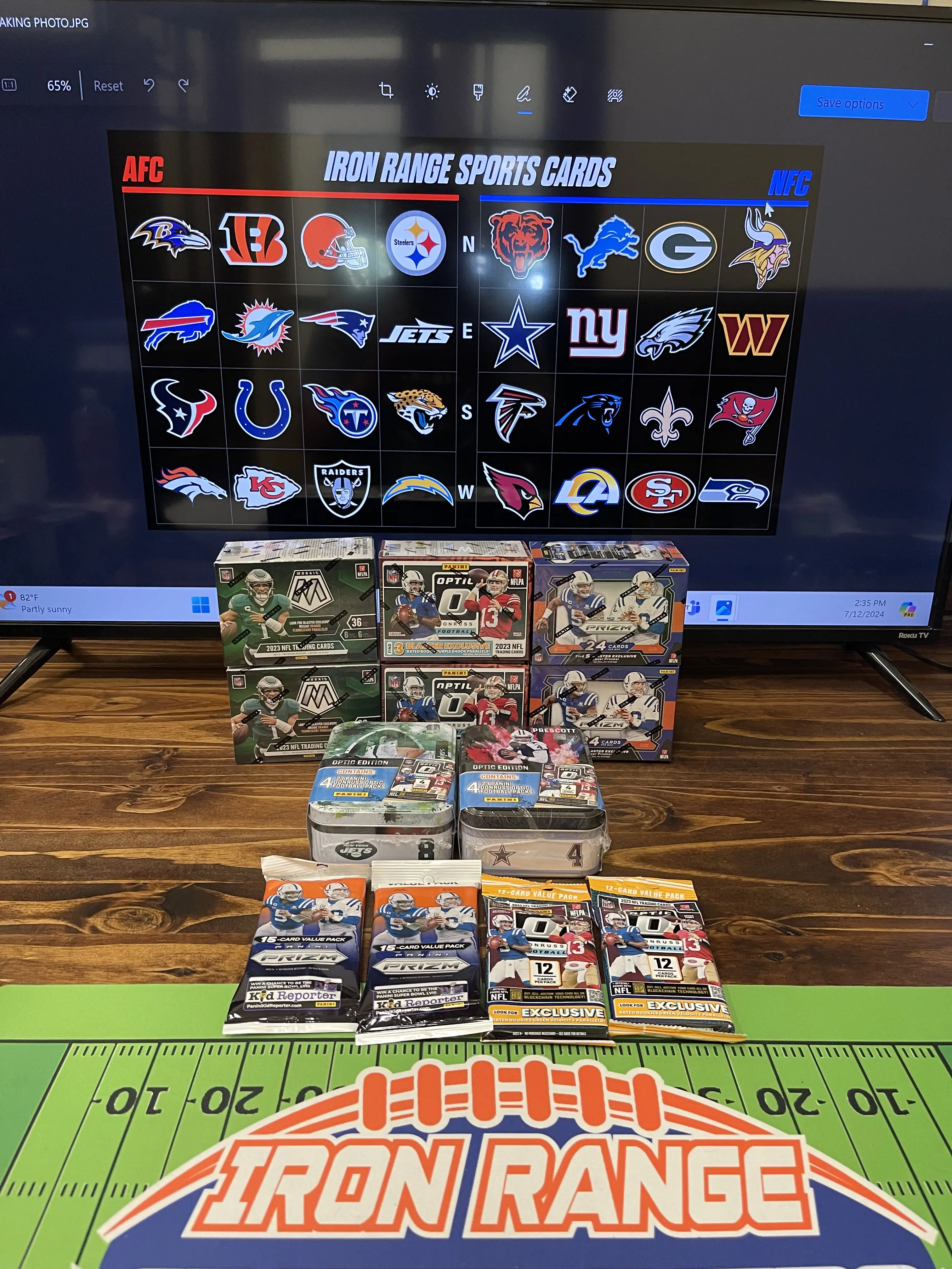 Panini NFL Sealed Product Sports Card Break PYT #148 2023 (18) total sports and sports card items for break!! "PLEASE READ THE DESCRIPTION"