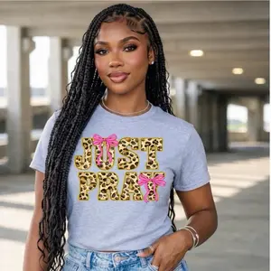 DTF JUST Pray Transfer.