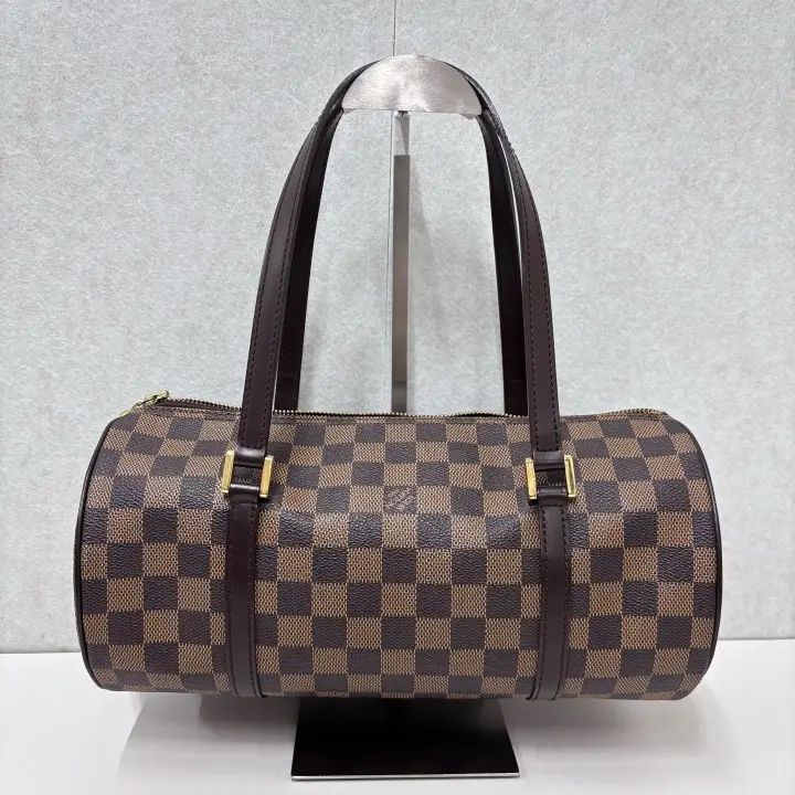Pre-owned Louis Vuitton canvas Shoulder Bags LV Damier Ebene Papillon 23877526