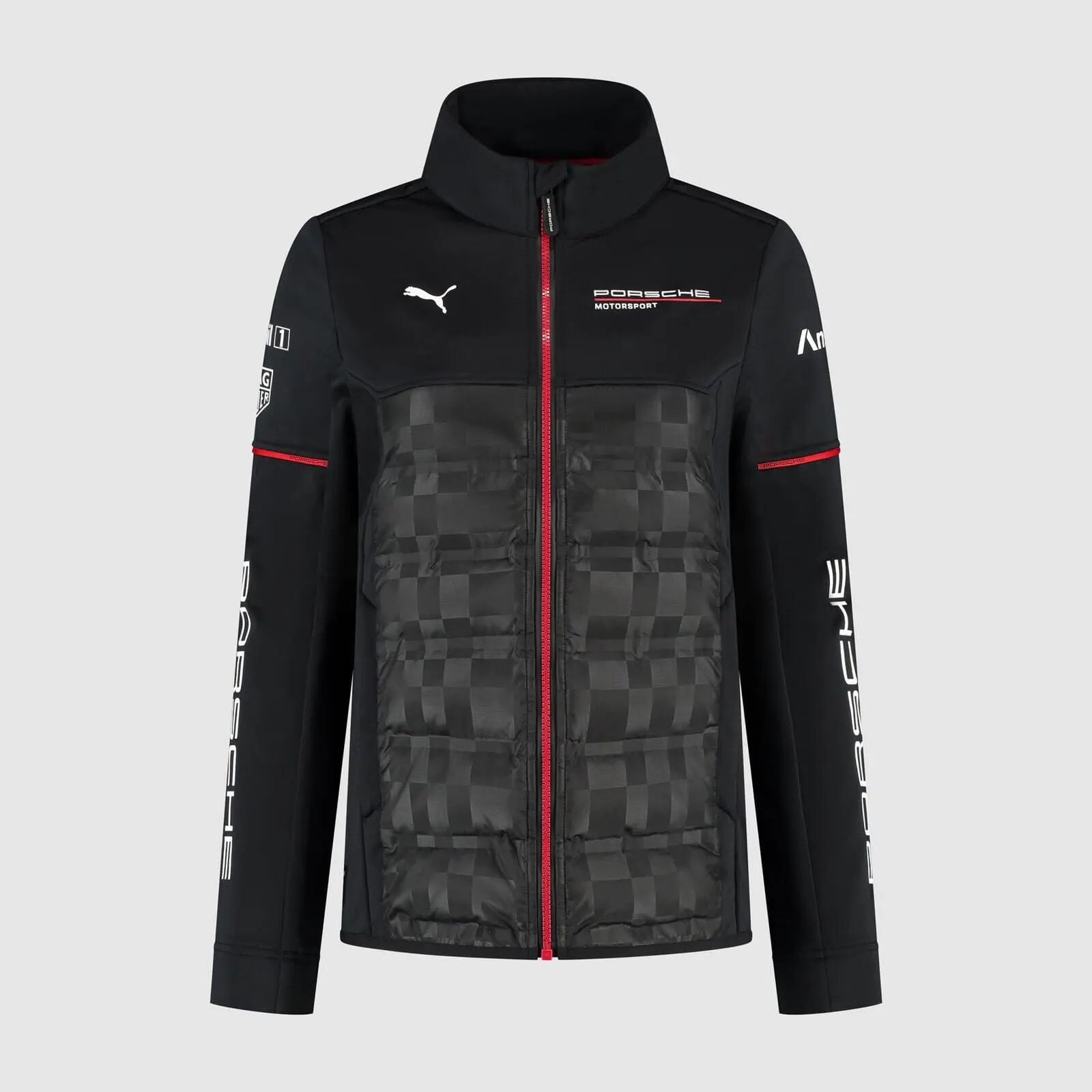 Porsche Motorsport Women's Team Hybrid Jacket - Black