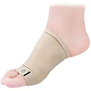 Mars Wellness Metatarsal Compression Arch Support Sleeve - Cushioned Gel Foot Sleeves - Flat Feet, Plantar Fasciitis, Foot Pain Relief, Heel Spurs - One Size Fits All