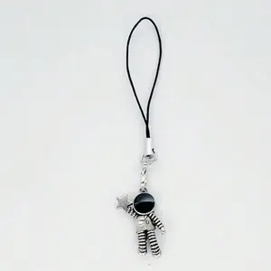 Cute Astronaut Phone Chain Charm, Star-Shaped Accessory for Smartphones & Camera Bags, Adorable Mobile Accessories