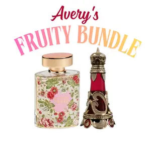 Avery's Fruity Bundle | Miracle Dubai + Bakhour Al Sultan Pure Concentrated Oil Perfume | Extrait De Parfum | 100 ML for Women - Unique Fragrance with 3.4 oz Bottle Size