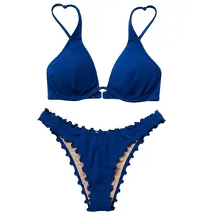 Blue bikini set