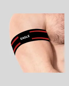 The Eagle Armbands - Black/Red