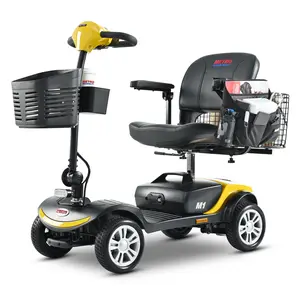 Metro Mobility M1 4 wheel mobility scooter 330lbs with rear basket and extra side pocket for adult and seniors