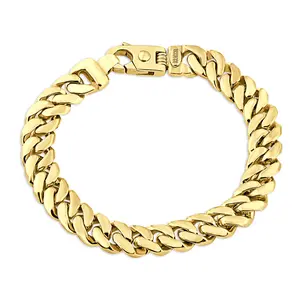 Men's Cuban Link 14k Gold (26gram) or Platinum (41gram) 6.5mm Bracelet 8.5"