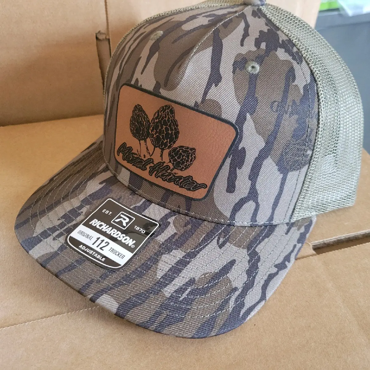 Morel Hunter Outdoor Cap - Premium Classic All-Seasons Sports & Outdoor Hat with Spacious Fit for Mushroom Hunting, Premium Hat, Adjustable Snapback