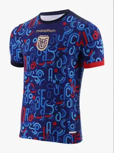 Trendy Soccer Jersey 2025 - Ecuador 2024 Pre-Match Soccer Jersey - Sport Menswear, Football Top