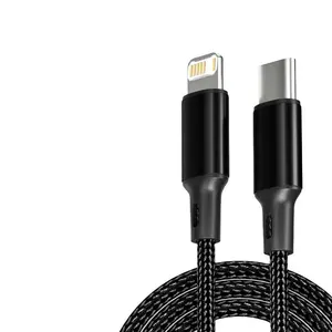 RESBYER PD 30W Fast Charging Data Cable, Nylon Braided Phone Charger Cable, Phone Accessories Compatible with iPhone 11 12 13 14 Pro Max XR X XS Max 8 Plus