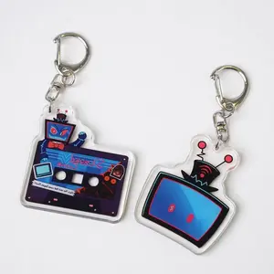 2 Ops (NOT COMBO 2) Hazbin Hotel VOX Acrylic Keychain  –  VOX Fan Merch