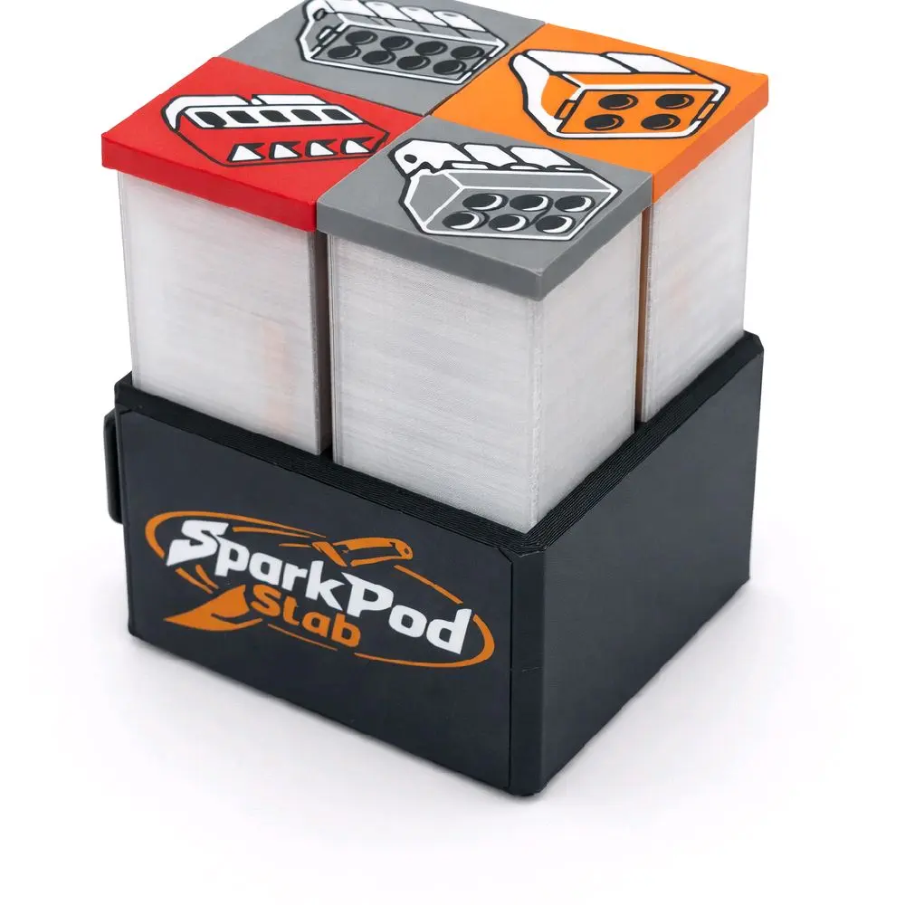 SparkPod STAB – Push-In Wire Connector Organizer Pod for Electricians