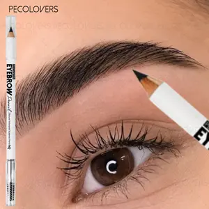 Multi-color Double-ended Eyebrow Pencil with Brow and Brush Design To Draw Perfect Wild Eyebrows, Suitable for Daily Makeup, Eyebrow Cosmetics