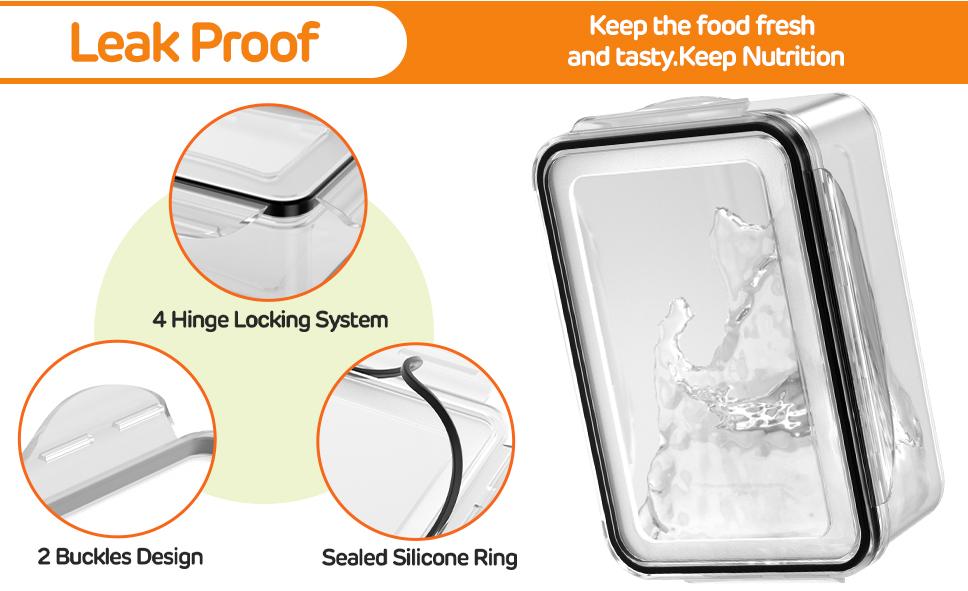 Fruit & Vegetable Storage Box, 6 Counts Double Layer Drainage Box,Kitchen Accessories Storage Organizer, Household Essentials,Containers Utensils Airtight Meal Prep,Airtight Leak Proof,Bpa Free Plastic,Snackboxcontainer,Airtight Dispenser