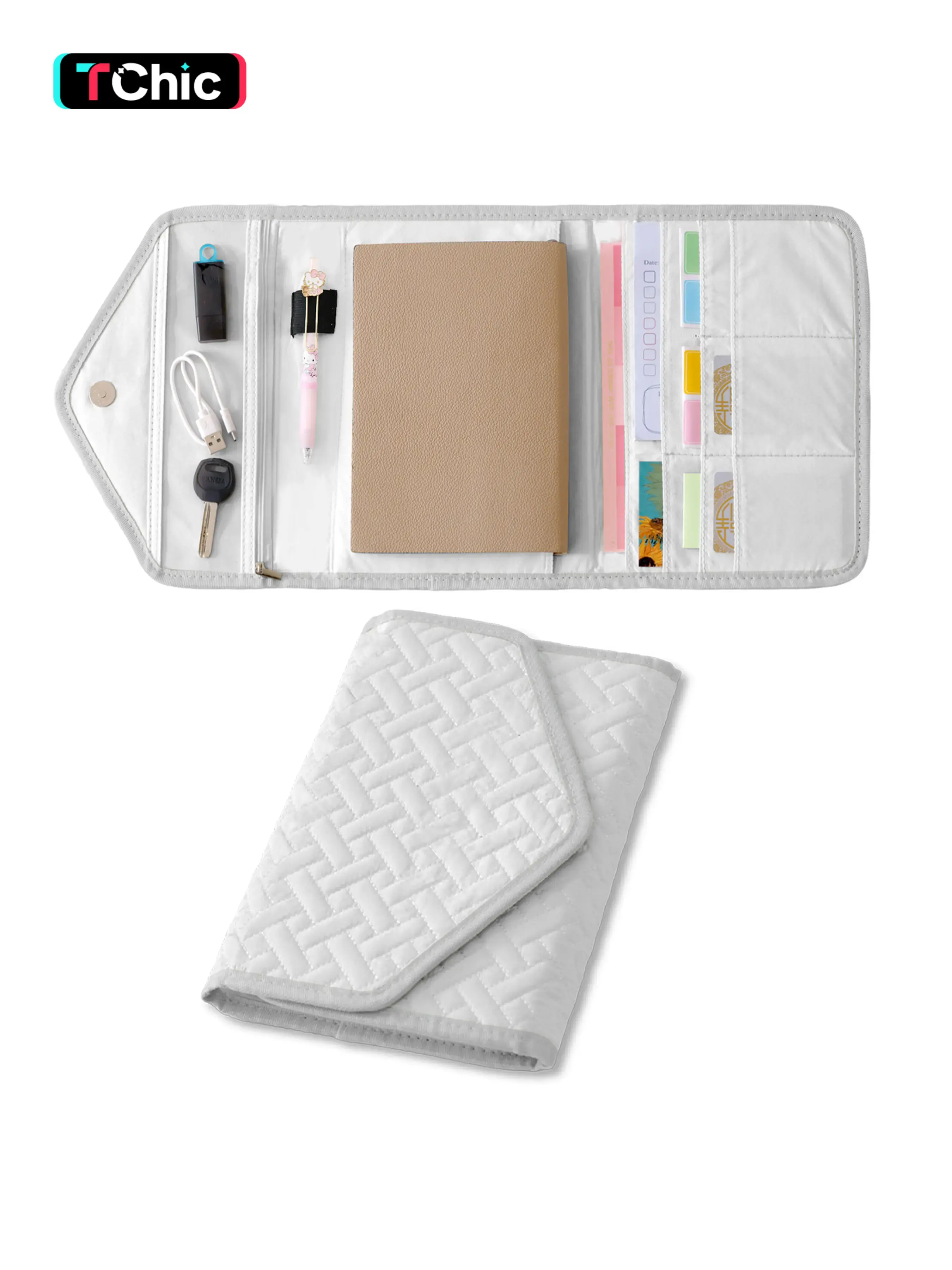 Multifunctional A5/a4 Notebook Organizer File Organizer with Pen Loop/business Card Holder, Passport Wallet Travel Essential, Halloween Christmas Gift, Work Organizer, Office Accessories, Office Essentials