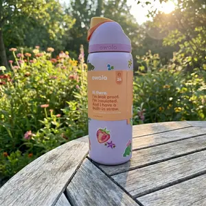 Owala FreeSip 32oz Water Bottle – Urban Outfitters UO Exclusive “Dear Diary” Edition  | Leakproof Insulated Stainless Steel Tumbler with Straw, Viral Aesthetic Hydration Bottle for School, Gym & Everyday Use