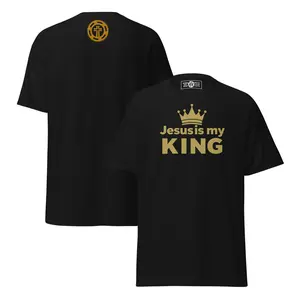 Jesus Is My King — Gold Edition | Bold Faith Collection by Good Guy Gear Christian Apparel