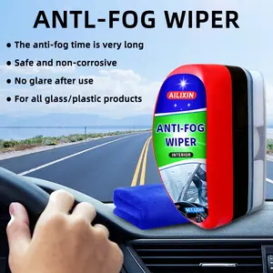 Car Glass Anti-Fog Coating Cleaner, Prevents Fogging on Windshield, Reduces Temperature Difference Clarity, Suitable for Cars and Boats, Car Detailing Products