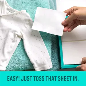 Rella Premium Biodegradable Laundry Detergent Sheets 60 Count Fresh Linen Scent Eco Friendly Travel Solution Plastic Free