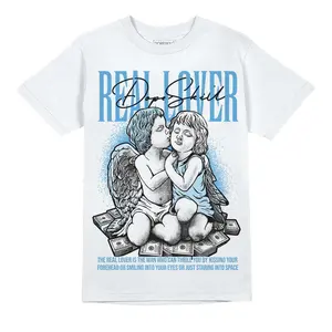 DopeSkill Graphic Tees University Blue 11s Streetwear Unisex Cool T-Shirt Sneaker Colour Matching Real Lover Graphic