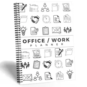 Office Work Planner, 1 Count Undated Office Work Planner, Professional Calendar Planner for Master Tasks & Deadlines, Boost Productivity Now, Spiral Bound Planner