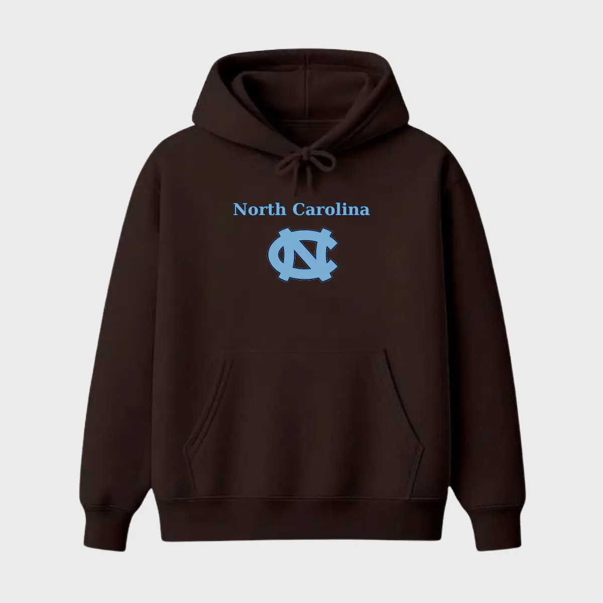 North Carolina University Hoodie, Back to School Sweatshirt, Carolina College Gift, Vintage Autumn Winter Long-Sleeve Pullover for Men and Women