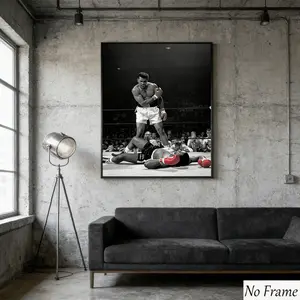 Muhammad Ali Iconic Victory Moment Poster, Photo, Print, Original Power and Glory, Inspiring Motivation, Modern Home Decoration