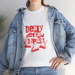 DENYDEFENDDEPOSE Unisex Heavy Cotton Tee