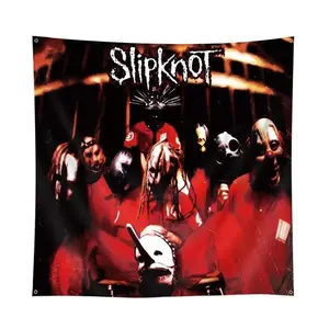 Slipknot (Slipknot) 3x5-foot flag, durable polyester walls, ideal for university dormitories, bedroom and living room decorative men's cave dormitory outdoor party banner decorations