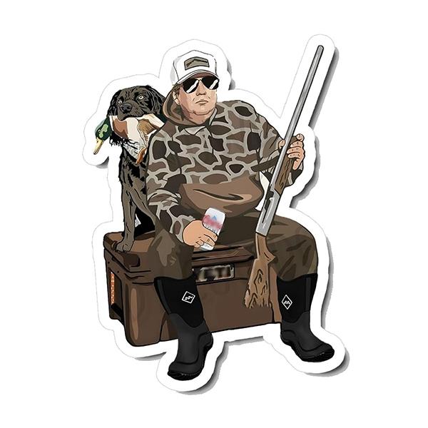 Camo Hunting Sticker, Boykin Spaniel Hunting Dog Decal, Waterproof Outdoor Dog Hunting Sticker For Men, Hunters, Dog Lovers