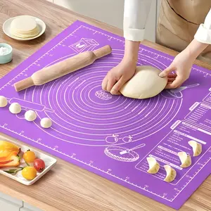 2-Pack Non-Stick Baking Mats, Silicone Rolling Pads Set, Cooking Tools for Cookies, Perfect for Halloween, Easter, Mother's Day Gifts