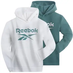 Reebok Boys Fashion Hoodie Sweatshirts 2 Pack Fleece Hoodies for Boys Size 8-20